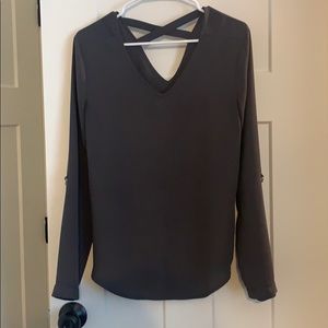 Charcoal Grey Blouse